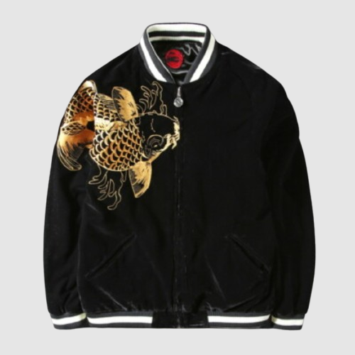 Dragon Wave Souvenir Varsity Jacket Embroidered Legend Edition - Image 2