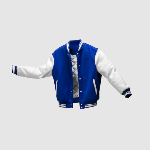 Neo Varsity Tech Jacket Futuristic Varsity Style - Image 2