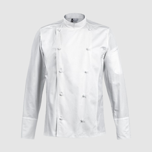 Premium White Double Breasted Chef Coat Unisex - Image 2