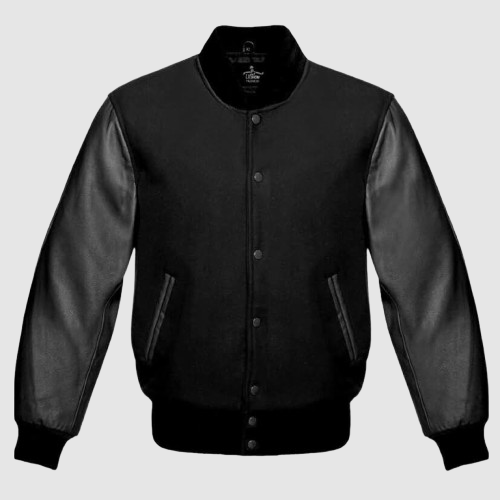 Legacy Hood Premium Varsity Jacket Wool & Leather Blend - Image 2