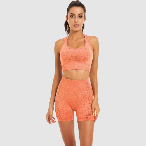 Max Dry Seamless Workout Set Women’s 2 Piece Gym Fit - Image 2
